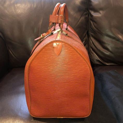 louis vuitton kenyan fawn epi|LOUIS VUITTON Epi Keepall 50 Kenyan Fawn .